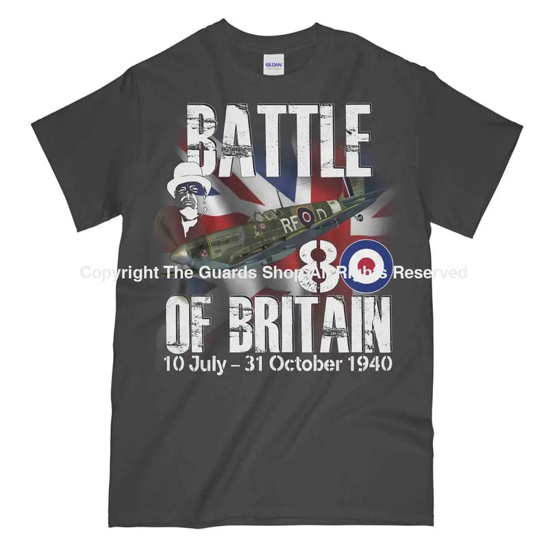Battle Of Britain 1940 Printed T-Shirt Small - 34/36’ / Charcoal