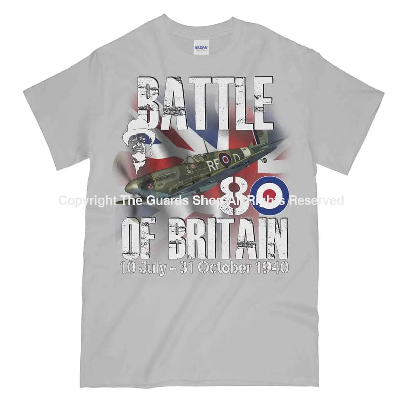 Battle Of Britain 1940 Printed T-Shirt Small - 34/36’ / Sports Grey