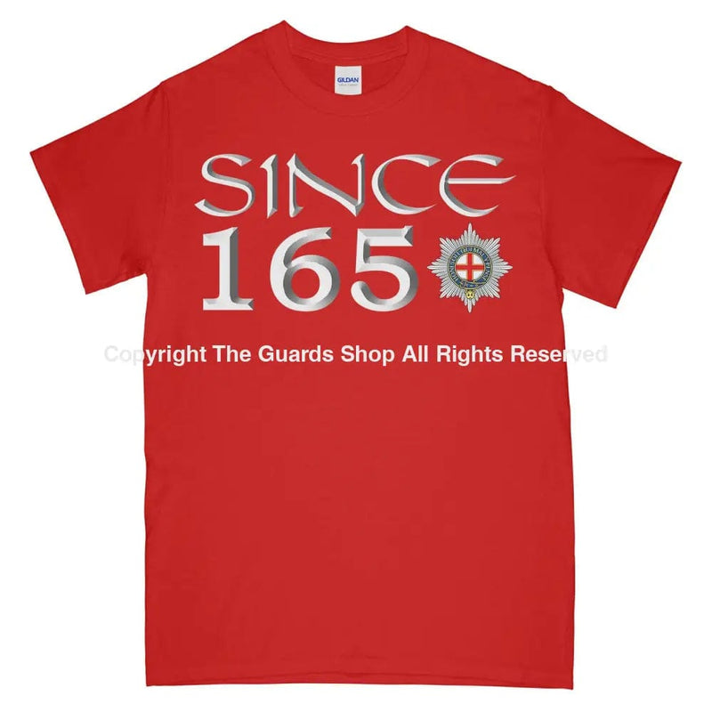 Coldstream Guards Since 1650 Printed T-Shirt Small 34/36’ / Red