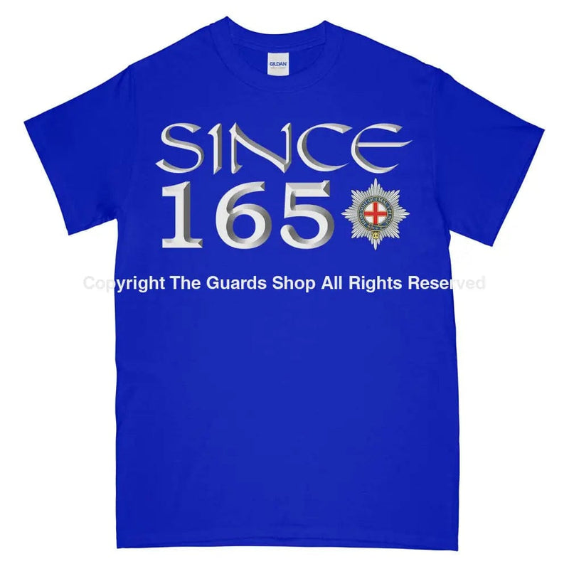 Coldstream Guards Since 1650 Printed T-Shirt Small 34/36’ / Royal Blue