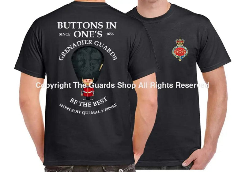 GRENADIER GUARDS BUTTONS IN ONE'S DOUBLE 2 PRINT T-Shirt