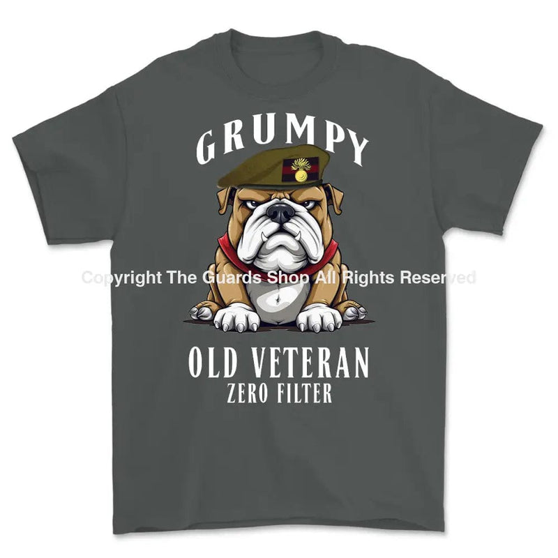 Grumpy Old Grenadier Guards Veteran Printed T-Shirt Small 34/36’ / Charcoal