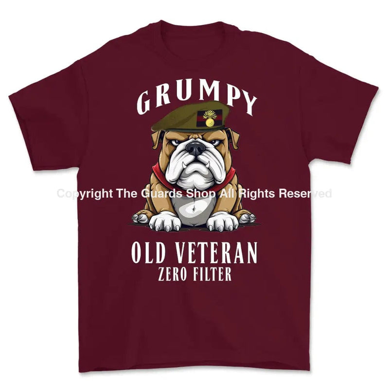 Grumpy Old Grenadier Guards Veteran Printed T-Shirt Small 34/36’ / Maroon