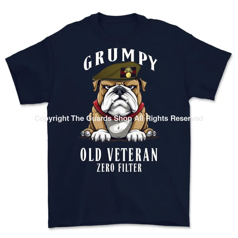 Grumpy Old Grenadier Guards Veteran Printed T-Shirt Small 34/36’ / Navy Blue