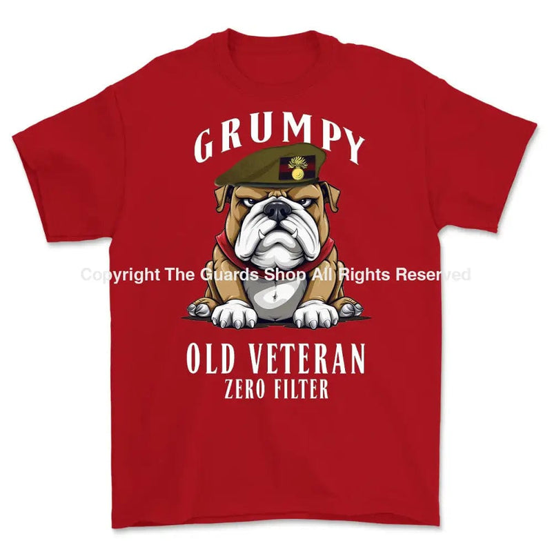 Grumpy Old Grenadier Guards Veteran Printed T-Shirt Small 34/36’ / Red