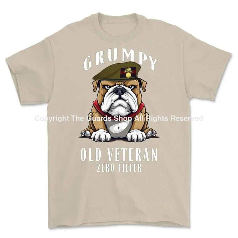 Grumpy Old Grenadier Guards Veteran Printed T-Shirt Small 34/36’ / Sand
