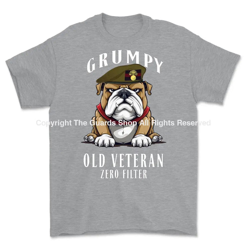 Grumpy Old Grenadier Guards Veteran Printed T-Shirt Small 34/36’ / Sports Grey