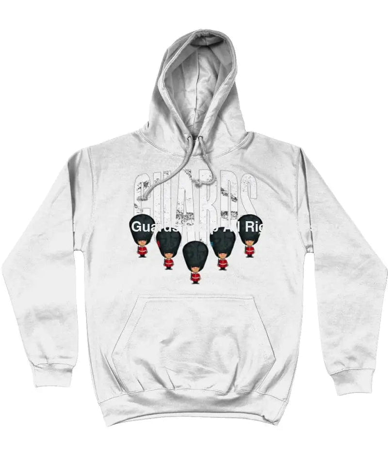 Guards On Parade Front Printed Hoodie Xs - 34 Inch Chest / Arctic White Hoodie