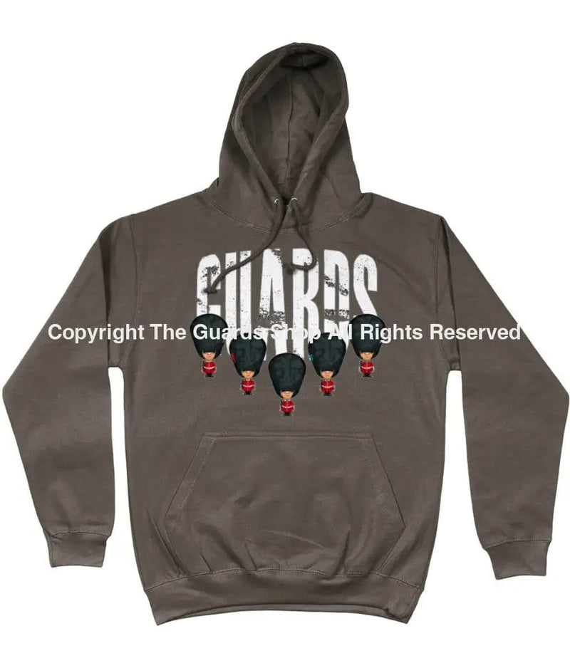 Guards On Parade Front Printed Hoodie Xs - 34 Inch Chest / Mocha Brown Hoodie