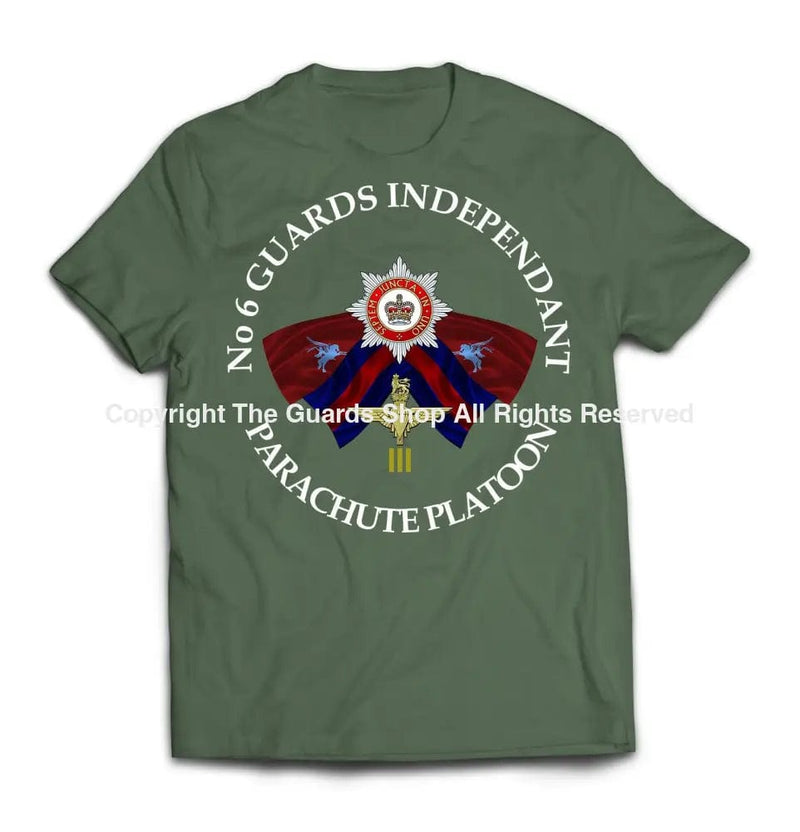 T-Shirt - No 6 GUARDS INDEPENDENT PARACHUTE PLATOON Printed T-Shirt