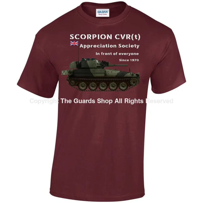 Scorpion Cvrt Printed T-Shirt Small - 34/36’ / Maroon T-Shirt