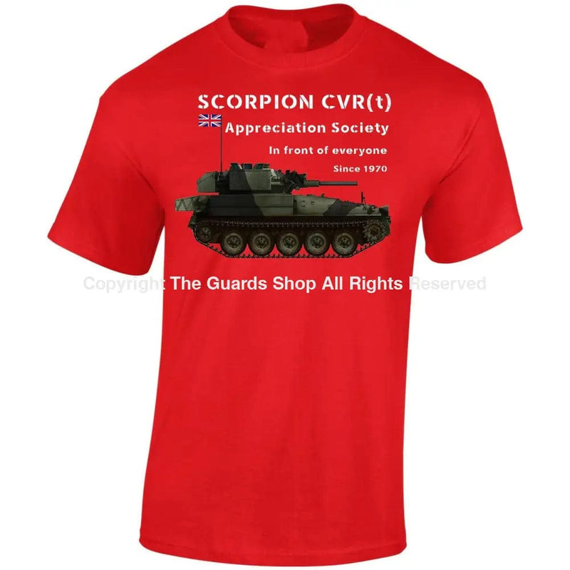 Scorpion Cvrt Printed T-Shirt Small - 34/36’ / Red T-Shirt