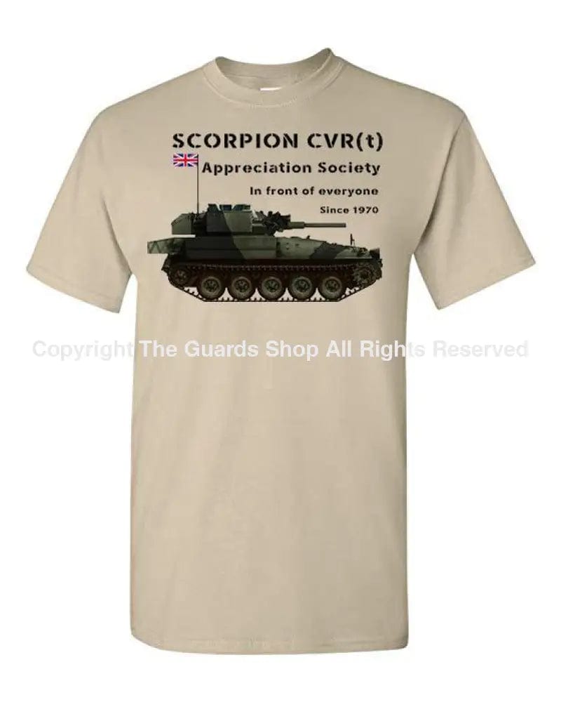 Scorpion Cvrt Printed T-Shirt Small - 34/36’ / Sand T-Shirt