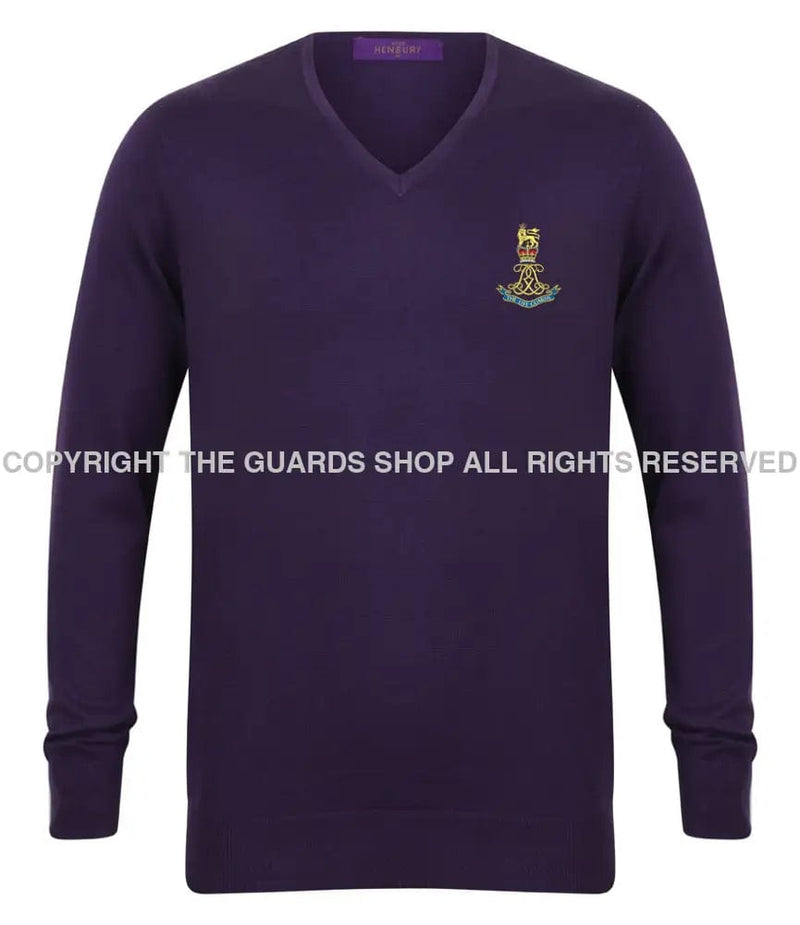 The Life Guards Lightweight V Neck Sweater Xxs 32’ / Purple