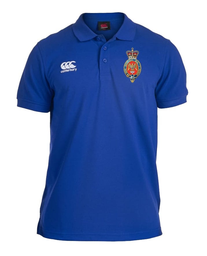 POLO Shirt - The Blues And Royals Canterbury Pique Polo Shirt