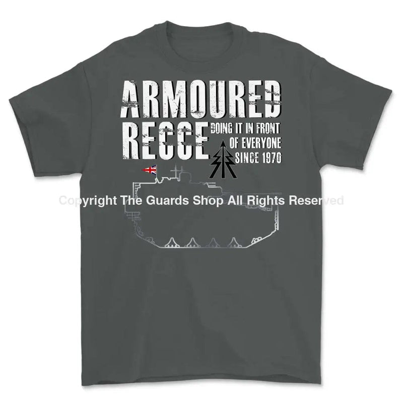 ARMOURED RECCE Doing In Front of Everyone Printed T-Shirt