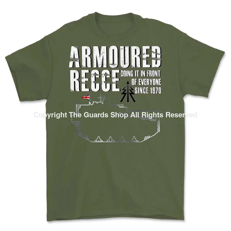 ARMOURED RECCE Doing In Front of Everyone Printed T-Shirt
