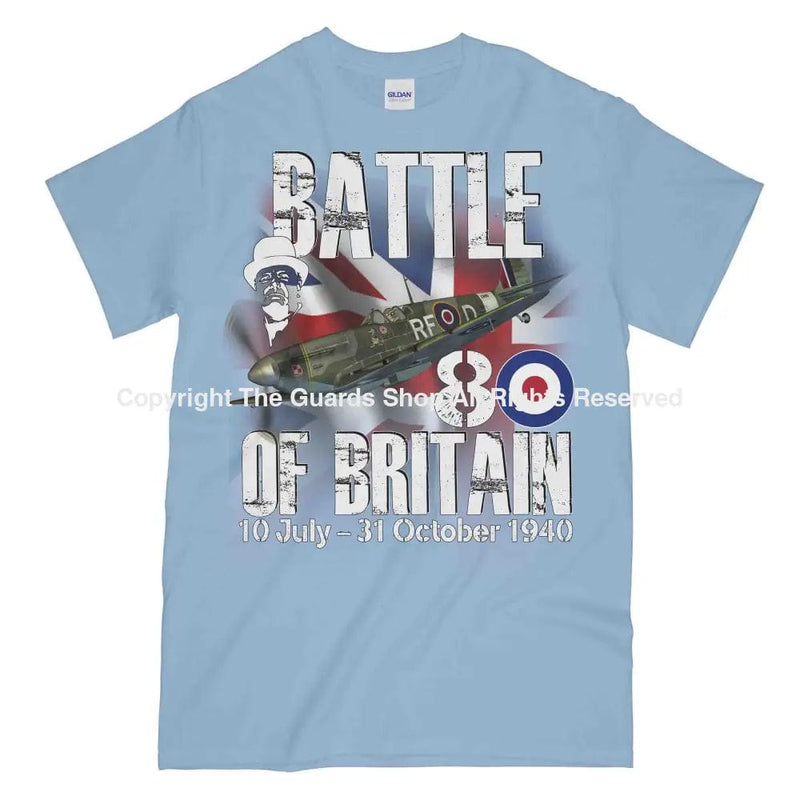 Battle Of Britain 1940 Printed T-Shirt Small - 34/36’ / Carolina Blue