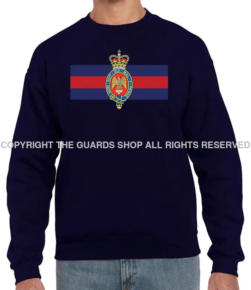 Blues And Royals Cypher Front Printed Sweater