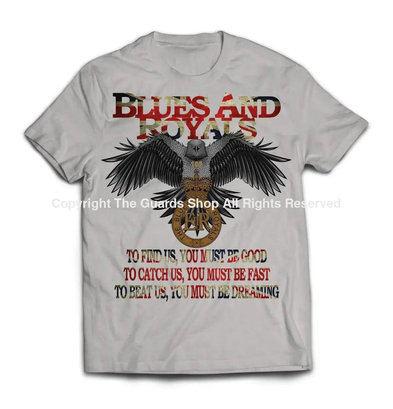 T-Shirt - The Blues And Royals Eagle Printed T-Shirt