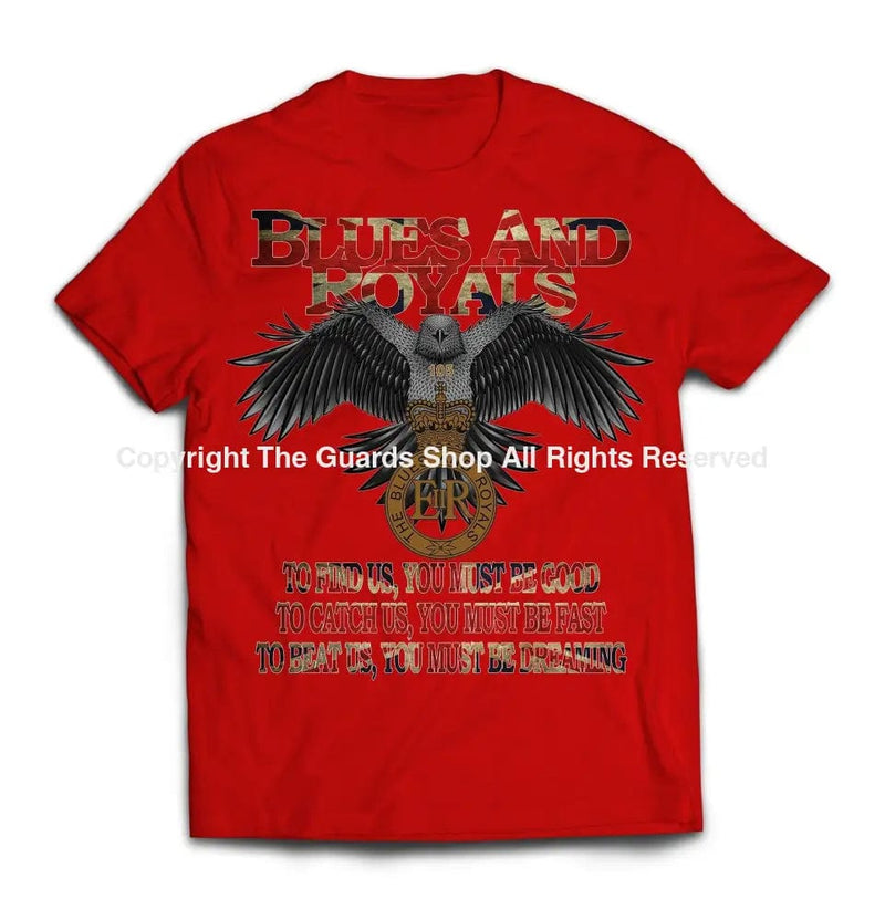 T-Shirt - The Blues And Royals Eagle Printed T-Shirt