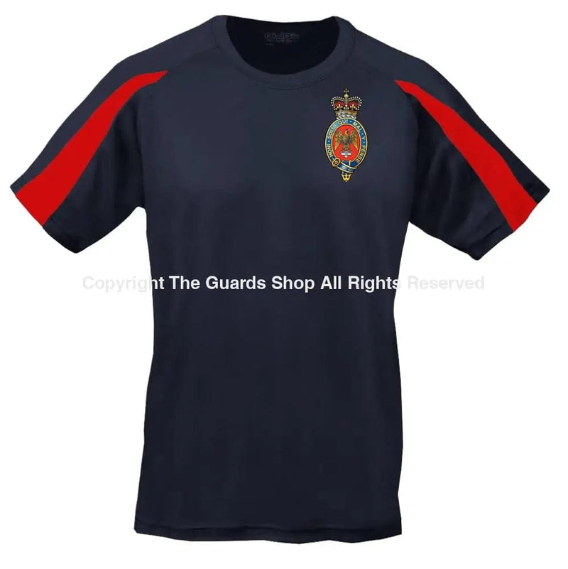 Sports T-Shirt - The Blues And Royals Embroidered BRB Sports T-Shirt