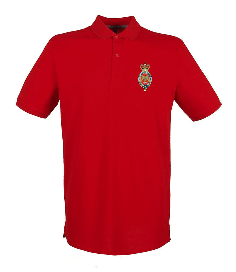 Blues and Royals Embroidered Pique Polo Shirt