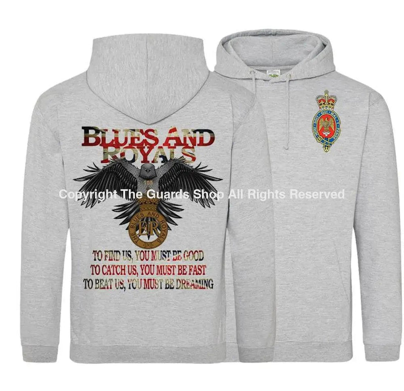 THE BLUES & ROYAL EAGLE Double Side Printed Hoodie