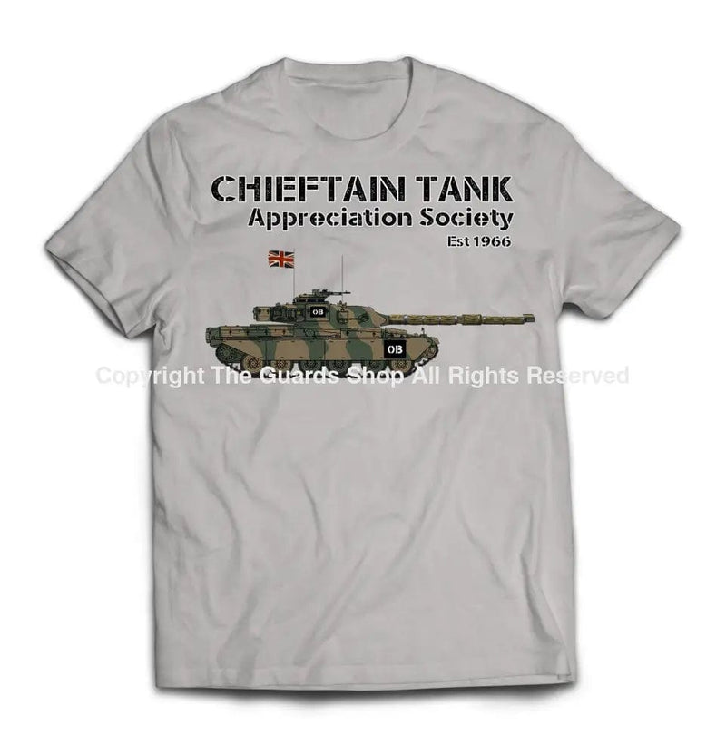 T-Shirt - CHIEFTAIN TANK APPRECIATION SOCIETY Printed T-Shirt
