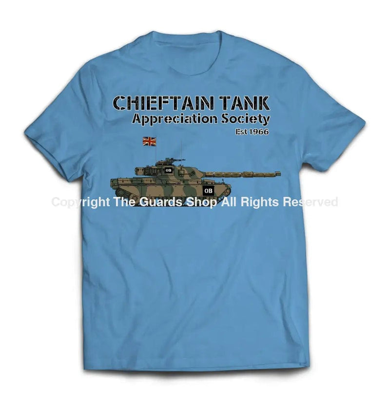 T-Shirt - CHIEFTAIN TANK APPRECIATION SOCIETY Printed T-Shirt