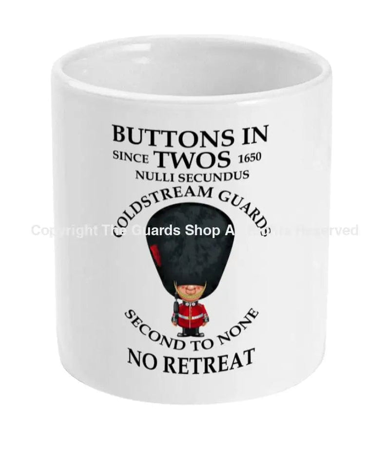 Coldstream Guards Buttons in Two's Ceramic Mug