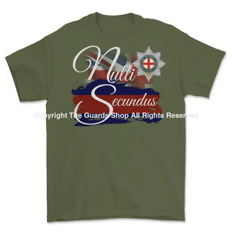 COLDSTREAM GUARDS Nulli Secundus BRB Printed T-Shirt
