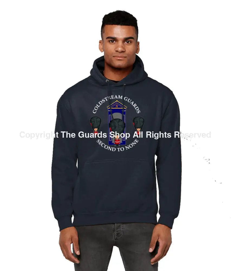 Coldstream Guards On Sentry Front Printed Hoodie (Armed Forces)
