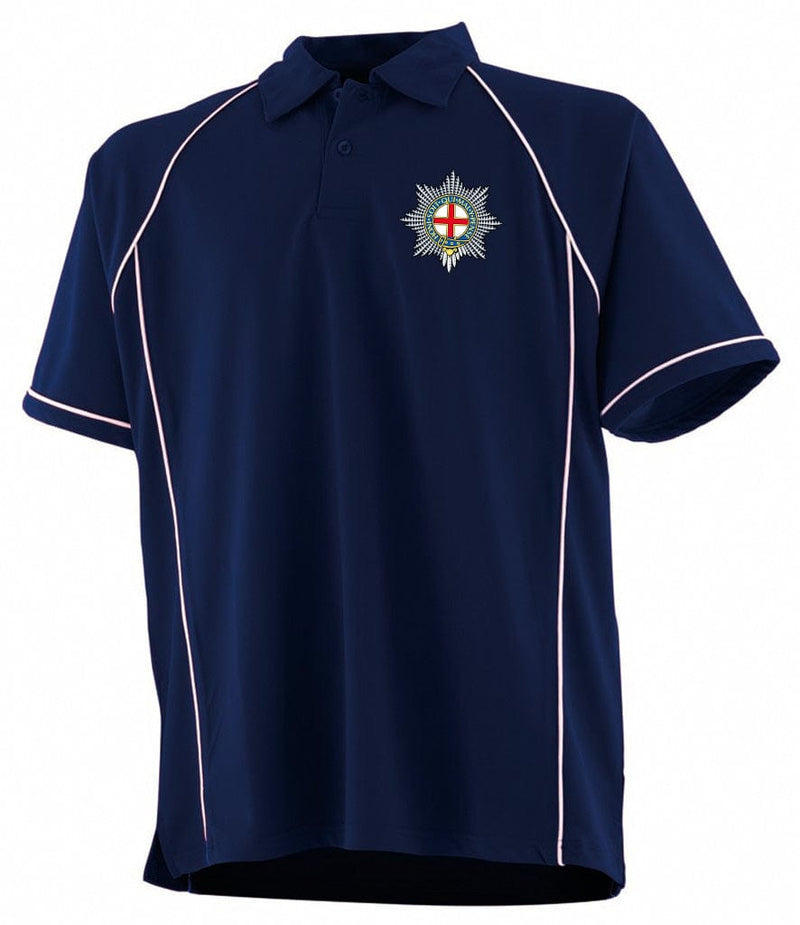 POLO Shirt - The Coldstream Guards Performance Polo 'Multi Logo Options Build Your Own Shirt'