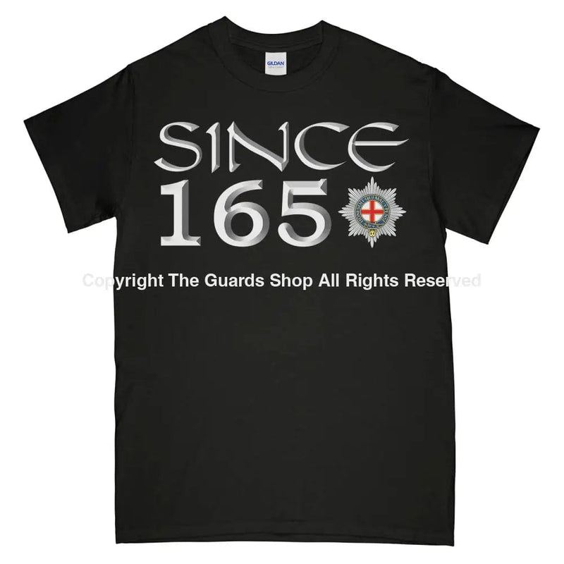 Coldstream Guards Since 1650 Printed T-Shirt Small 34/36’ / Black