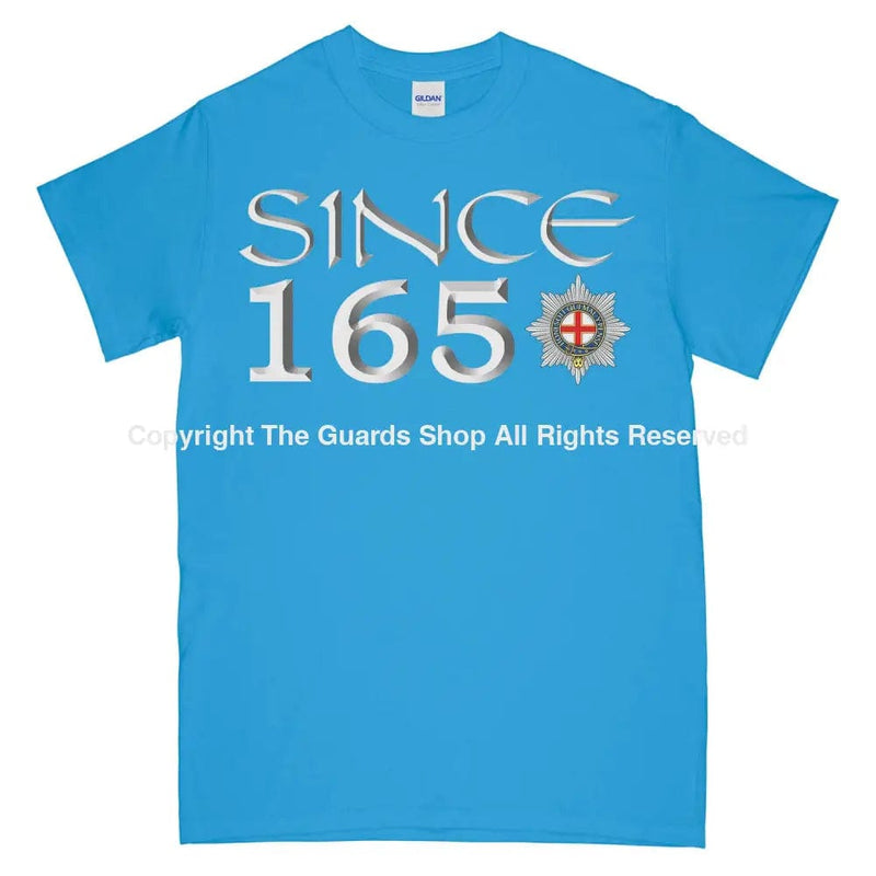 Coldstream Guards Since 1650 Printed T-Shirt Small 34/36’ / Carolina Blue