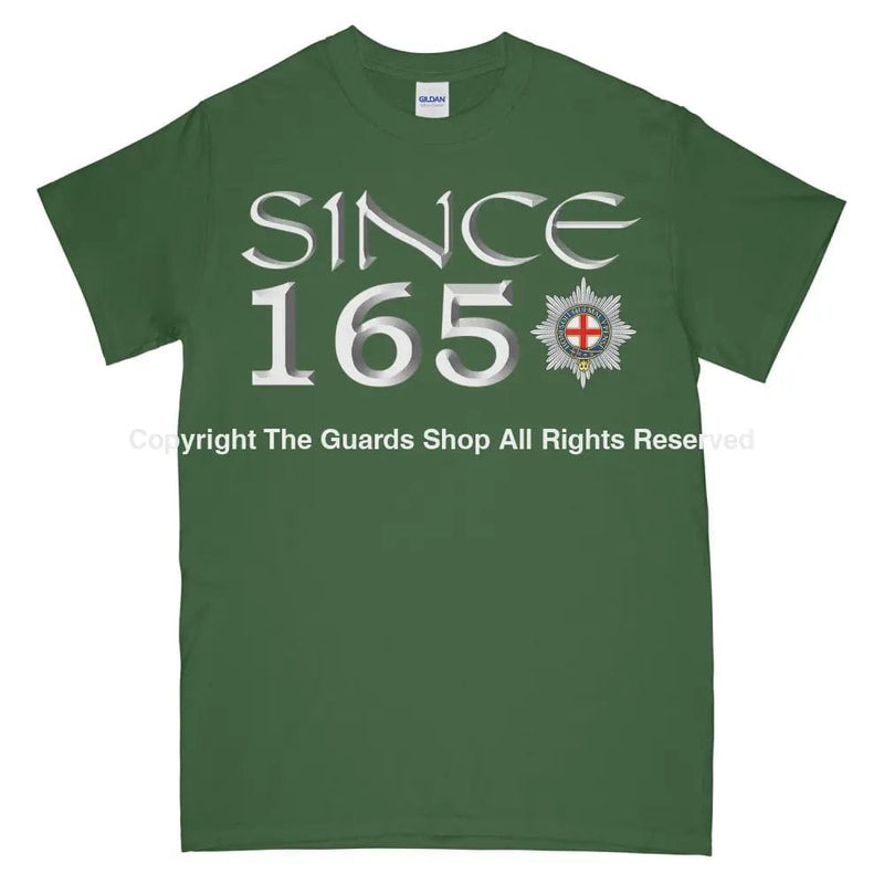 Coldstream Guards Since 1650 Printed T-Shirt Small 34/36’ / Military Green