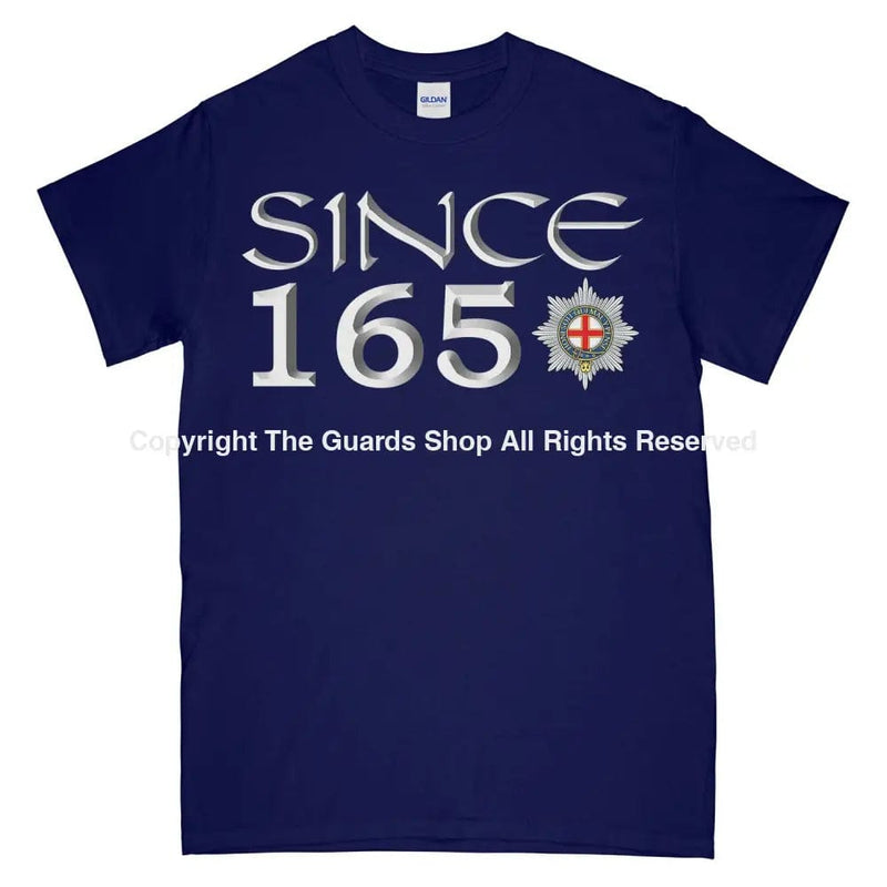 Coldstream Guards Since 1650 Printed T-Shirt Small 34/36’ / Navy Blue