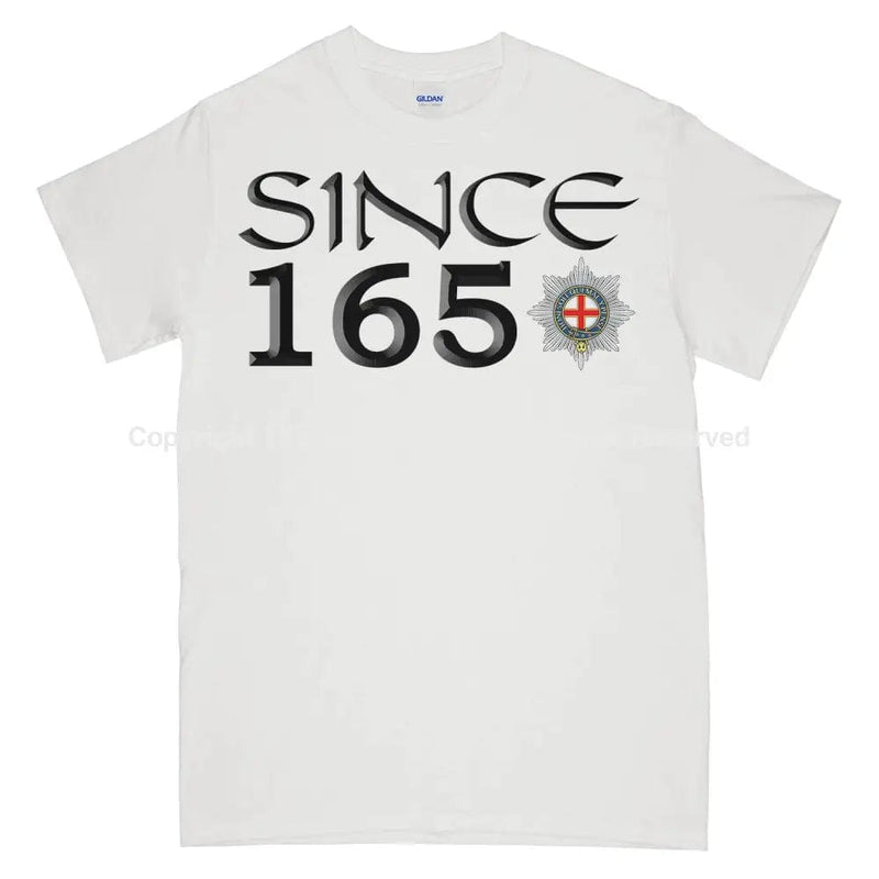 Coldstream Guards Since 1650 Printed T-Shirt Small 34/36’ / White