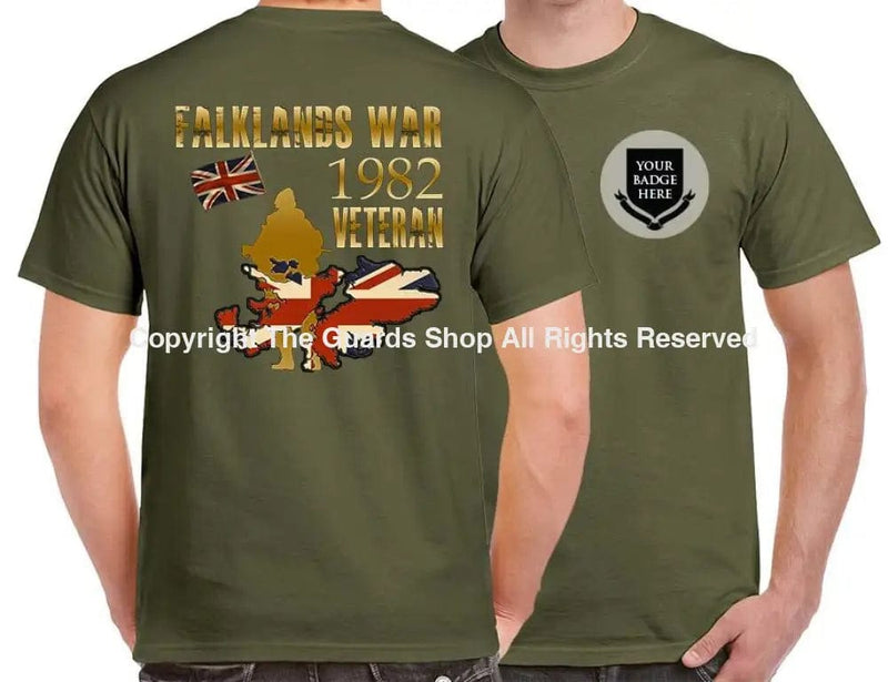 FALKLANDS WAR VETERAN Double Print T-Shirt