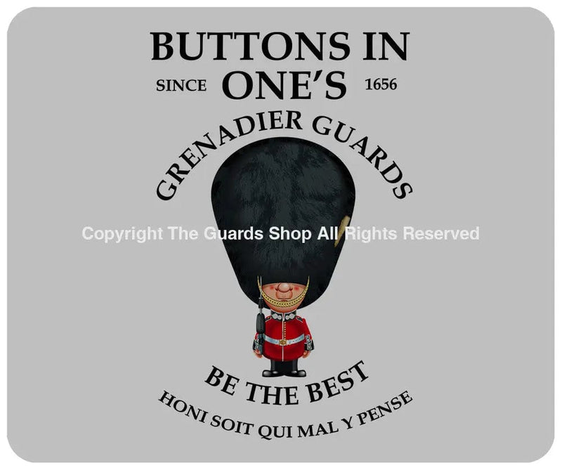 Grenadier Guards Buttons In One's 4 Pack of Placemats