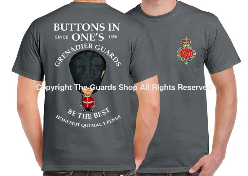 GRENADIER GUARDS BUTTONS IN ONE'S DOUBLE PRINT T-Shirt