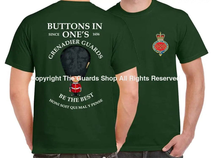 GRENADIER GUARDS BUTTONS IN ONE'S DOUBLE 2 PRINT T-Shirt