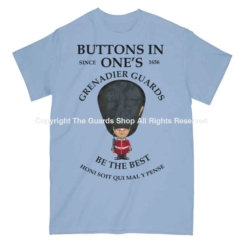 GRENADIER GUARDS BUTTONS IN ONE'S Military Printed T-Shirt