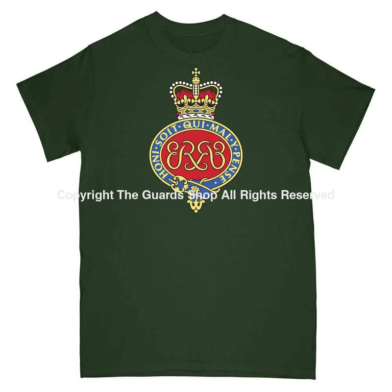 Grenadier Guards Full Frontal Logo Printed T-Shirt Small - 34/36’ / Commando Green T-Shirt