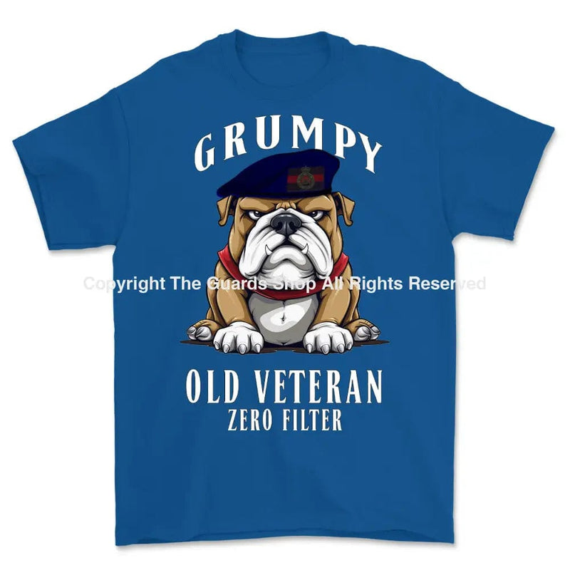 Grumpy Old Blues and Royals Veteran Printed T-Shirt