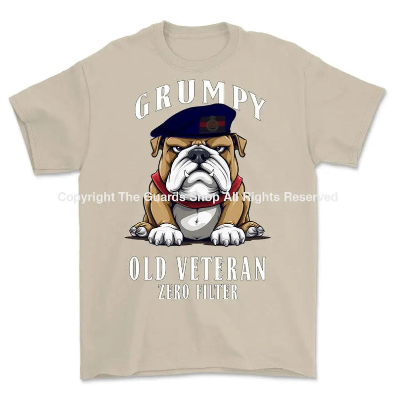 Grumpy Old Blues and Royals Veteran Printed T-Shirt