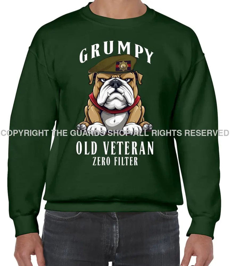 Grumpy Old Coldstream Guards Veteran Front Printed Sweater