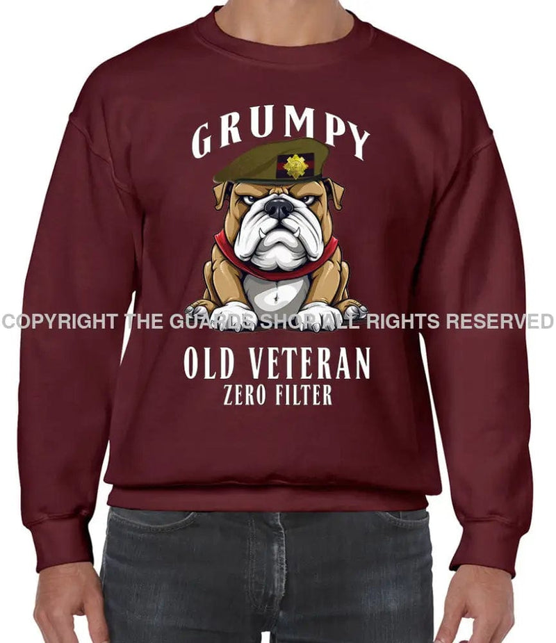 Grumpy Old Scots Guards Veteran Front Printed Sweater