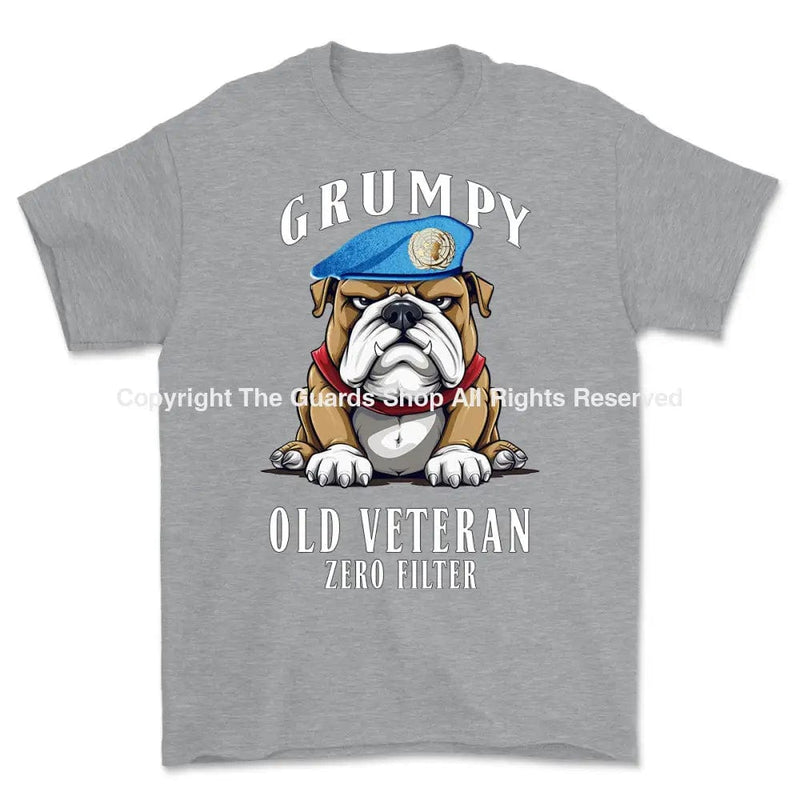 Grumpy Old UN Veteran Printed T-Shirt